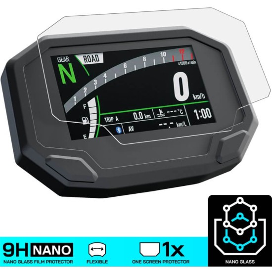 Nano glass για προστασία TFT οθόνης Kawasaki Ninja 1000 SX 20- (σετ 2 ultra clear)
