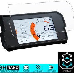 Τζαμάκι οθόνης/οργάνων Nano glass TFT οθόνης KTM 125-200-390 Duke 17- (σετ 2 ultra clear)