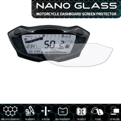 Τζαμάκι οθόνης/οργάνων Nano glass οργάνων Suzuki GSX-S 1000 16-20 (σετ 2 ultra clear)