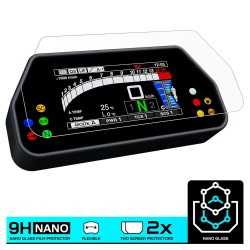 Τζαμάκι οθόνης/οργάνων Nano glass TFT οθόνης Yamaha MT-10 22- (σετ 2 ultra clear)