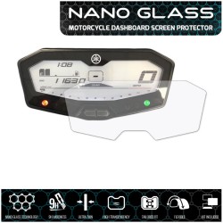 Τζαμάκι οθόνης/οργάνων Nano glass οργάνων Yamaha MT-07 -20 (σετ 2 ultra clear)