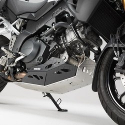 Ποδιά κινητήρα SW-Motech Suzuki DL 1000 V-Strom 14- μαύρο-ασημί (χωρίς κάγκελα)