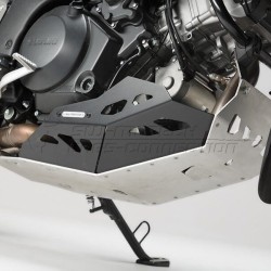 Ποδιά κινητήρα SW-Motech Suzuki DL 1000 V-Strom 14- μαύρο-ασημί (χωρίς κάγκελα)