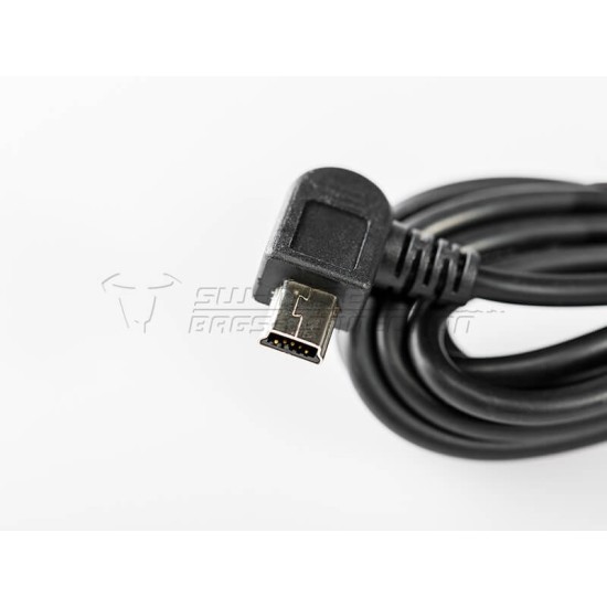 Aντάπτορας σπαστός 12V σε mini USB SW-Motech 2000 mA με καλώδιο