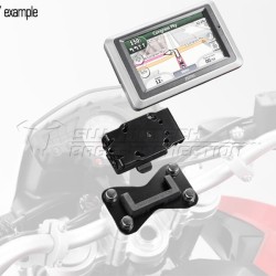 Βάση GPS SW-Motech Quick-Lock στην τιμονόπλακα BMW R 1200 GS -07