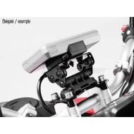 Βάση GPS SW-Motech Quick-Lock στην τιμονόπλακα BMW R 1200 GS -07