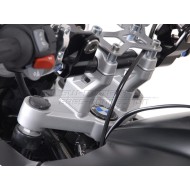 Αποστάτες τιμονιού 30 χιλ. SW-Motech BMW R 1200 GS/Adv. 08-12 ασημί