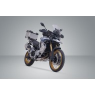 Σετ βάσης και βαλίτσας topcase SW-Motech TRAX ADV VOGE 900 DSX ασημί