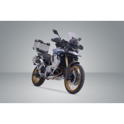 Σετ βάσης και βαλίτσας topcase SW-Motech TRAX ADV VOGE 625 DSX ασημί