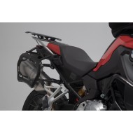 Σετ βάσεων και βαλιτσών SW-Motech TRAX ADV BMW F 900 GS Adv. ασημί