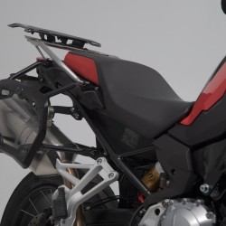 Σετ βάσεων και βαλιτσών SW-Motech TRAX ADV BMW F 900 GS Adv. ασημί