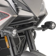 Βάση για Universal προβολάκια GIVI Moto Morini X-Cape 649 μαύρη (για μοντέλα χωρίς κάγκελα προστασίας κινητήρα)