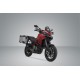 Σετ βάσεων και βαλιτσών SW-Motech TRAX ADV 45 lt. Ducati Multistrada 1200 Enduro 16- ασημί