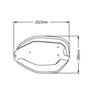Επεκτάσεις εργοστασιακών χουφτών Puig Yamaha Tenere 700 διάφανες