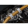 Ρυθμιζόμενοι αποστάτες SW-Motech Bar back για τιμόνια Ø32mm ασημί