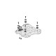 Βάση topcase SW-Motech ADVENTURE-RACK BMW F 900 GS Adv. Rallye Seat μαύρη