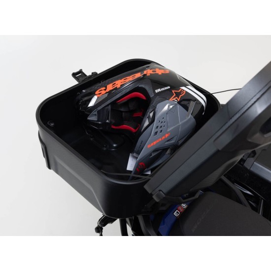 Σετ βάσης και βαλίτσας topcase SW-Motech DUSC L Ducati Desert X μαύρο