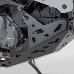 Ποδιά κινητήρα SW-Motech Ducati Desert X μαύρη