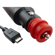 Aντάπτορας σπαστός 12V σε micro USB SW-Motech 2000 mA με καλώδιο