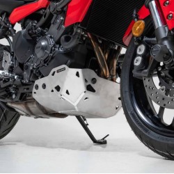 Ποδιά κινητήρα SW-Motech Yamaha Tracer 9/GT/GT+ ασημί