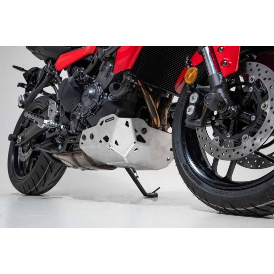 Ποδιά κινητήρα SW-Motech Yamaha Tracer 9/GT/GT+ ασημί