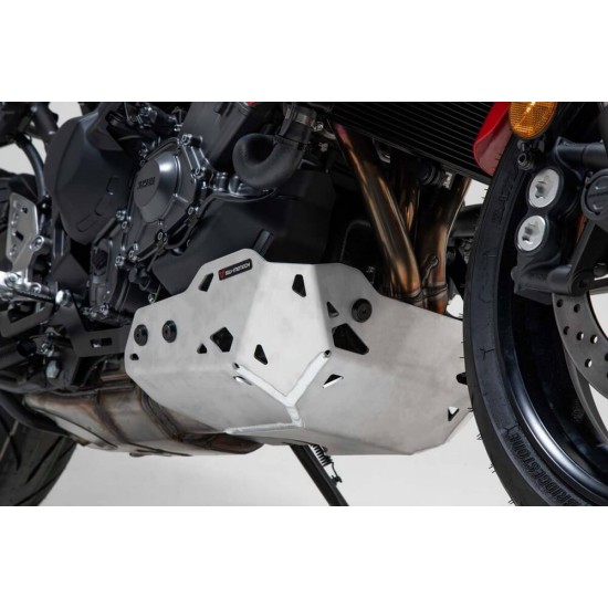 Ποδιά κινητήρα SW-Motech Yamaha Tracer 9/GT/GT+ ασημί