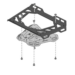 Βάση topcase SW-Motech STREET-RACK Suzuki GSX-R 1300 Hayabusa 21-