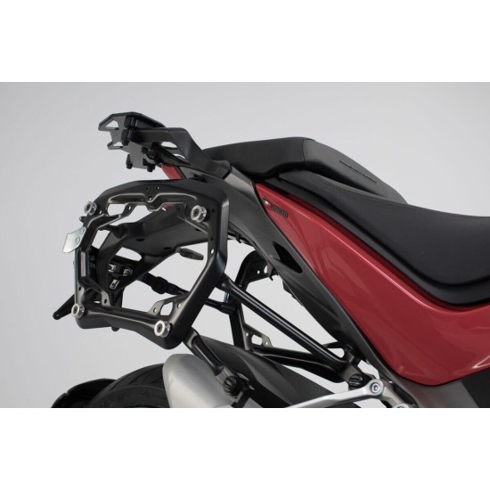 Σετ βάσεων και βαλιτσών αλουμινίου SW-Motech TRAX ADV 37 lt. Ducati Multistrada 1260/S ασημί