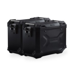 Σετ βάσεων και βαλιτσών SW-Motech TRAX ADV 45 lt. Kawasaki KLE 500/SE 26- μαύρο (για OEM εξάτμιση)