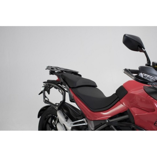 Σετ βάσεων και βαλιτσών SW-Motech TRAX ADV 37 lt. Ducati Multistrada V2/S ασημί