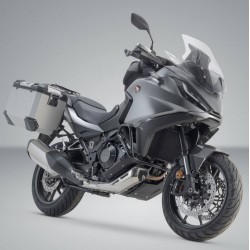 Σετ βάσεων και βαλιτσών SW-Motech TRAX ADV 37 lt. Honda NT 1100 ασημί