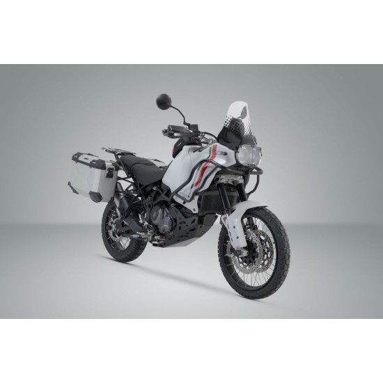 Σετ βάσεων και βαλιτσών SW-Motech TRAX ADV Ducati Desert X ασημί