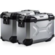 Σετ βάσεων και βαλιτσών SW-Motech TRAX ADV Moto Guzzi V85 TT 24- ασημί