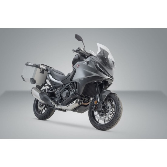 Σετ βάσεων και βαλιτσών SW-Motech TRAX ADV 45 lt. Honda NT 1100 ασημί