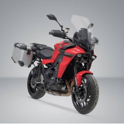 Σετ βάσεων και βαλιτσών SW-Motech TRAX ADV 45/45 lt. Yamaha Tracer 9/GT/GT+ ασημί