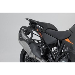 Σετ βάσεων και βαλιτσών SW-Motech TRAX ADV KTM 1390 Super Adventure S/R ασημί 