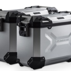 Σετ βάσεων και βαλιτσών SW-Motech TRAX ADV Husqvarna Norden 901/Expedition ασημί