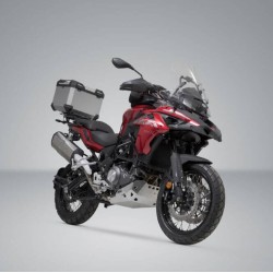 Σετ βάσης και βαλίτσας topcase SW-Motech TRAX ADV Benelli 502 X ασημί