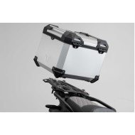 Σετ βάσης και βαλίτσας topcase SW-Motech TRAX ADV Ducati Multistrada V4/S/Sport/Rally ασημί