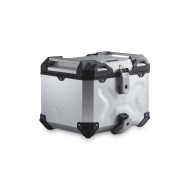 Σετ βάσης και βαλίτσας topcase SW-Motech TRAX ADV CFMoto 450MT ασημί
