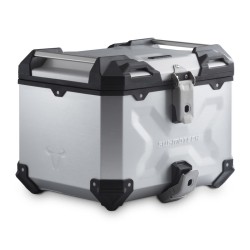 Σετ βάσης και βαλίτσας topcase SW-Motech TRAX ADV Royal Enfield Himalayan 450 ασημί