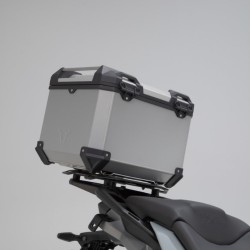 Σετ βάσης και βαλίτσας topcase SW-Motech TRAX ADV BMW S 1000 XR 20- ασημί