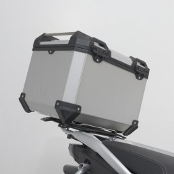 Σετ βάσης και βαλίτσας topcase SW-Motech TRAX ADV CFMoto 800MT ασημί