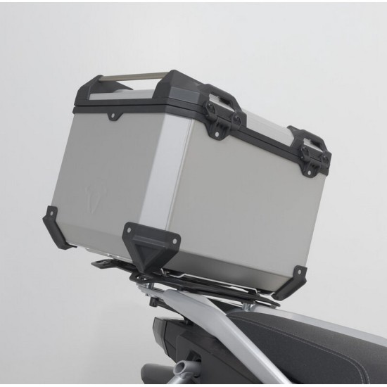 Σετ βάσης και βαλίτσας topcase SW-Motech TRAX ADV CFMoto 800MT ασημί
