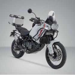 Σετ βάσης και βαλίτσας topcase SW-Motech TRAX ADV Ducati Desert X ασημί