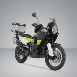 Σετ βάσης και βαλίτσας topcase SW-Motech TRAX ADV Husqvarna Norden 901/Expedition ασημί