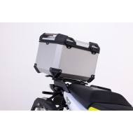 Σετ βάσης και βαλίτσας topcase SW-Motech TRAX ADV Husqvarna Norden 901/Expedition ασημί