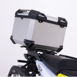 Σετ βάσης και βαλίτσας topcase SW-Motech TRAX ADV Husqvarna Norden 901/Expedition ασημί Σετ βάσης και βαλίτσας topcase SW-Motech TRAX ADV Husqvarna Norden 901/Expedition ασημί