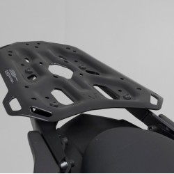 Σετ βάσης και βαλίτσας topcase SW-Motech TRAX ADV Kawasaki Versys 650 15- ασημί
