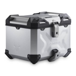 Σετ βάσης και βαλίτσας topcase SW-Motech TRAX ADV Triumph Tiger 850 Sport ασημί